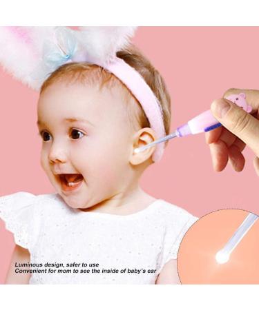 LED Ear Cleaner Kit for Kids and Adults - Ear Wax Removal Tool with Scoop Tweezers (Pink Cat) - Buy Online on GoSupps.com