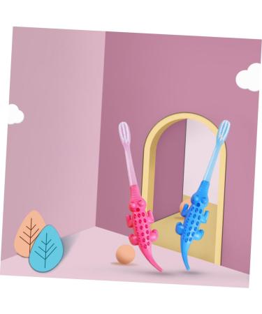 Buy Tovinanna 8-Pack Cartoon Animal Toothbrushes Eco-Friendly Wooden Kids Toothbrushes for Brightening & Oral Care - Buy Online on GoSupps.com