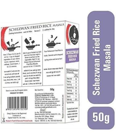  CHING'S Ching's Schezwan Fried Rice Masala 50g - Pack of 2 - Buy Online on GoSupps.com