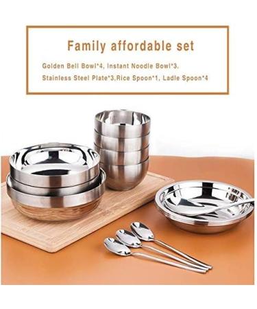 SHAOHUASC Bowl Bowl Thick Stainless Steel Bowl Family Set - Buy Online on GoSupps.com