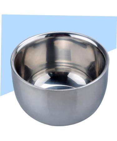 Minkissy Men's Shaving Cream Bowl - Stainless Steel Shaving Bowl with Cover | Premium Shaving Accessories for Men - Buy Online on GoSupps.com