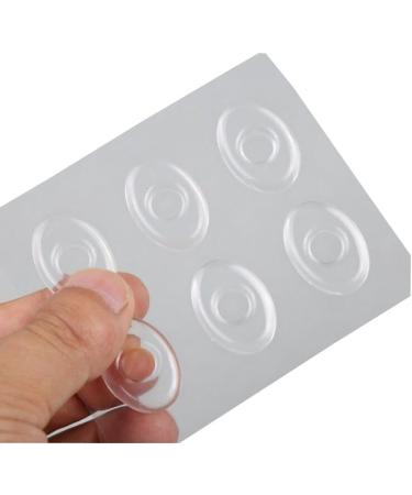 Transparent Self-Adhesive Silicone Foot Cushions - 36Pcs Oval Gel Corn Rings for Pain Relief and Protection in High Heels - Buy Online on GoSupps.com