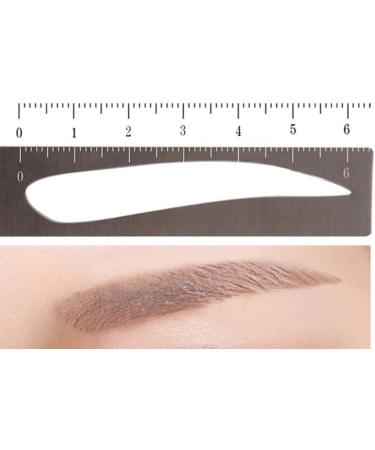 1Pc T-Shaped Straight Eyebrows Stencils Caliper Positioning Makeup Permanent Eyebrow Balance Ruler Beauty Tools Practical and Deft - Buy Online on GoSupps.com