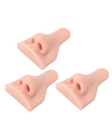 Silicone Nose Model - 3pcs Soft Flexible Nose Display Mold for Practice (Light Beige) | International Shipping Available - Buy Online on GoSupps.com