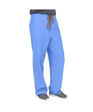 Medline PerforMAX Reversible Drawstring Scrub Pant - Small Ceil Blue | ANG-CC - Buy Online on GoSupps.com
