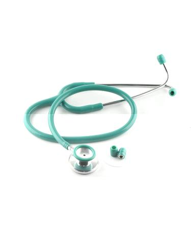 Dual Head Stethoscope for Students Nurse Doctor Vet Light Weight (Green)