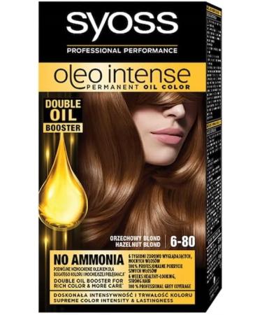 Syoss Oleo Intense Hair Dye 6.80 Walnut Blonde 115ml - Buy Online on GoSupps.com