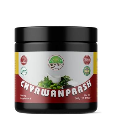 Aryan Herbals Ayurvedic Handmade Chyawanprash (Herbal Jam with Ayurvedic Herbs) for Immune Support- 500 gm