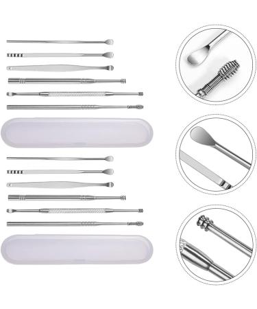 DOITOOL Earwax Removal Tool Kit - 2 Set Ear Pick Cleaner Scoop Ear Spoon Set for Gentle Ear Cleaning - Buy Online on GoSupps.com