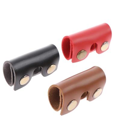 Gogogmy 3 Party razor Etui Razor Razor Razor Connection Leder Etui Men Razor To Shave Men Men Men Razor For Men Manual Razor Shooting Travel