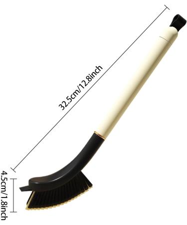 Fovolat Bristled Crevice Cleaning Brush | Crevice Tool Cleaning Brush | Multifunctional Crevice Cleaner Brush with Hard & Soft Bristle Cleaning Supplies for Shutter Door Window Track - Buy Online on GoSupps.com