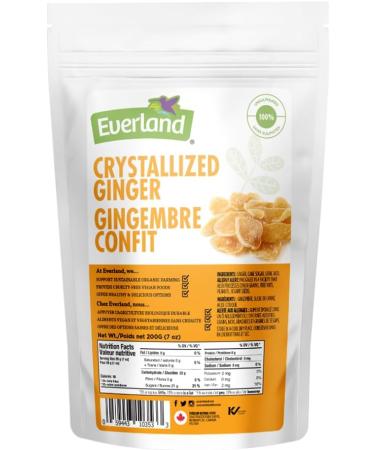 Everland Unsulphured Crystallized Ginger 200gm - Buy Online on GoSupps.com