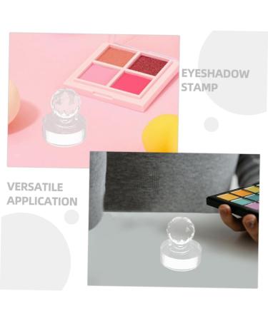 FOMIYES 8 Pcs Delicate Eyeshadow Stamper Acrylic Highlighter Repair Tool Eye Shadow Stamp Tool 3.00X2.40X2.40CMx4pcs Transparentx4pcs - Buy Online on GoSupps.com