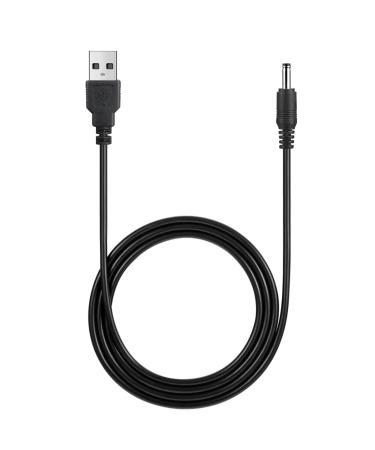 Charger Replacement for Fairywill Sonic Electric Toothbrush - USB Charging Cable 5ft Black