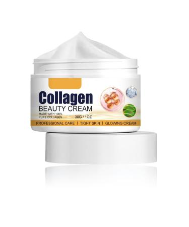 futiu Collagen Moisturizing Cream - Reduces Fine Lines Boosts Elasticity Long-Lasting Hydration Brightens Dull Skin(2pcs)