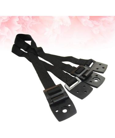 2 Pcs TV Straps Child Safety Furniture Anchors - Adjustable Wall Mounts for Baby Proofing Flat Screen TVs, Dressers & Cabinets - Heavy Duty, Long VESA Screws for Latest TVs - Black - Buy Online on GoSupps.com