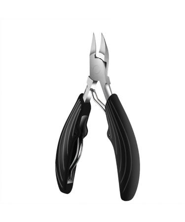 Nail Clipper for Thick Nails 1Pc Nail Cuticle Scissors Black Red Toes Dead Skin Pliers Trimming Tonail Clipper Nipper Manicure Pedicure Tools (Color : Black)