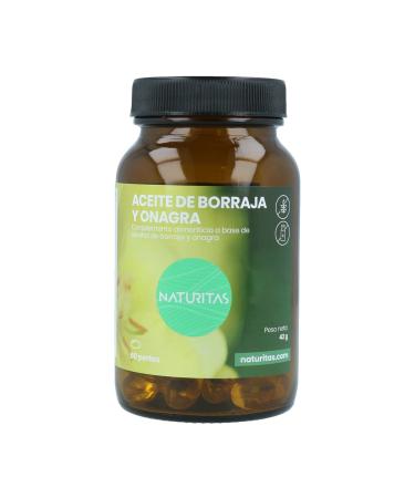 Naturitas Borage & Evening Primrose Oil 60 Essential Naturitas Beads Regulates Tension Fights Premenstrual Symptoms Protects Cells