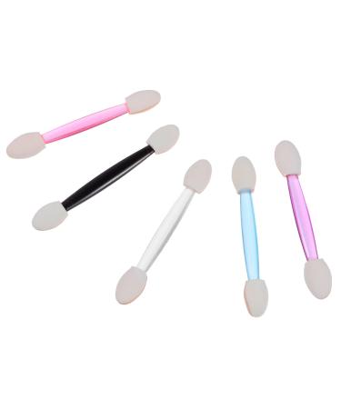 NOLITOY 5 Boxes Double Ended Eyeshadow Brush Makeup Brush Eyeshadow Makeup Sponge Cosmetic Face