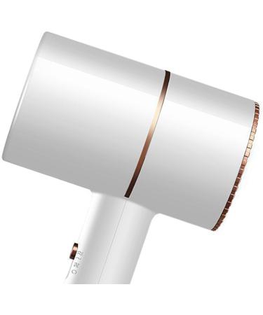 barenx Hammer Hair Dryer Constant Temperature Fast Drying Blow Dryer 3 Gears Hot & Cold Wind for Home Travel US Plug - White - Buy Online on GoSupps.com