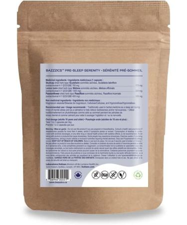 Bazzzics Pre-Sleep Serenity Natural Sleep Aid - 40 V-Capsules - Buy Online on GoSupps.com