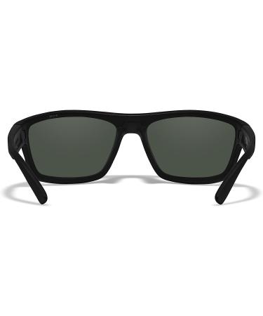 Wiley X Peak Captivate Polarized Sunglasses for Men and Women | Matte Black Frames, Blue Mirror Lenses | UV Eye Protection for Shooting, Fishing, Biking | Safety Glasses for Extreme Sports - Buy Online on GoSupps.com