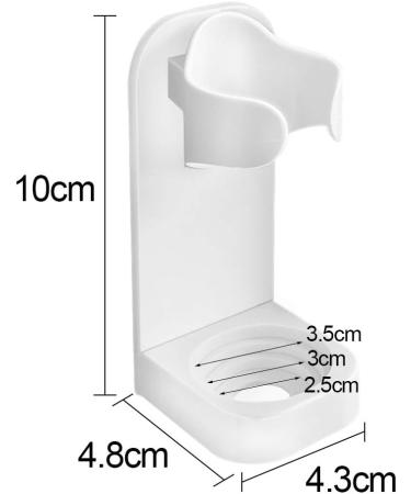 Chepl Electric Toothbrush Holder - 6-Piece Self-Adhesive Wall Bracket for Bathroom & Kitchen - No Drilling Needed - Buy Online on GoSupps.com