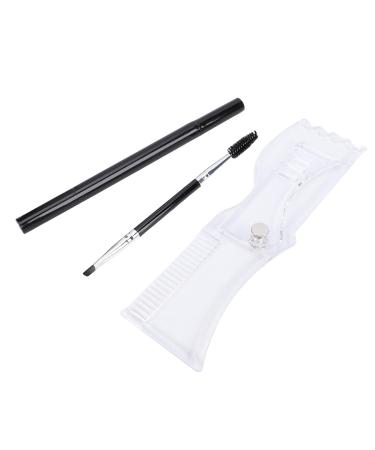 ZJchao Men Beard Shaping Tool Template Beard Shaper Pencil Filler Builtin Comb Multi Liner Edges for Grooming Professionals