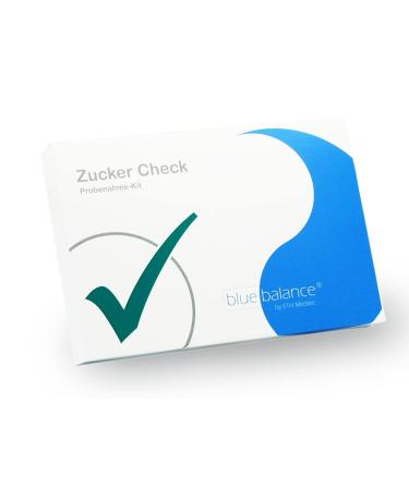 blue balance sugar check | sampling kit | self-test for home | with laboratory analysis | HbA1c test