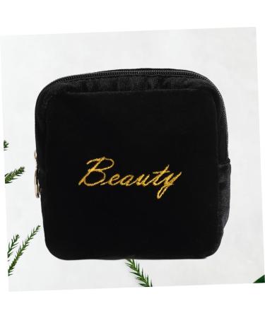 Shop Gleavi Women's Travel Bandage Storage Bag | Transparent Cosmetic Makeup Wallet | 13x13x4cm Black - Buy Online on GoSupps.com