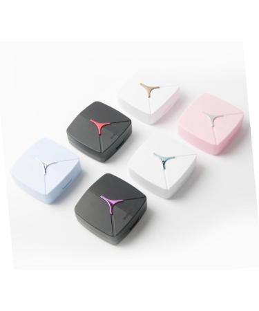 Solustre Crutching Covers & Contact Lens Holder Case - Travel Container for Lenses & Mirror | Durable & Compact Lens Solution - Buy Online on GoSupps.com