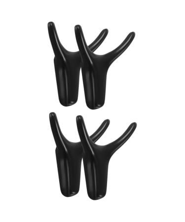 Cabilock 4 pieces of wall hook cow head wall decoration shaver holder for the wall decorative wall hanger clothes bracket modern wardrobe hook umbrella.