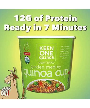 Keen One Quinoa Variety Pack - 6 Flavorful Cups of Royal Organic Quinoa 2.5 oz Each - Buy Online on GoSupps.com
