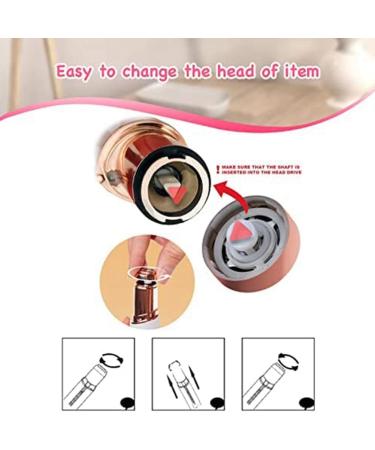 ATOZS Replacement Heads for Women's Facial Hair Remover - Gen 2 Compatible | International Shipping Available - Buy Online on GoSupps.com