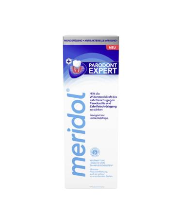 Meridol Mouth Rinse Parodont Expert 400ml - Antibacterial Gum Care for Periodontitis & Gum Health | Buy 3-Pack Online - Buy Online on GoSupps.com