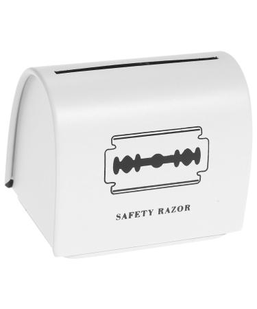 FRCOLOR blade disposal case razor blade disposal case metal razor blade disposal box blade disposal container