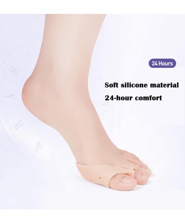 Icehao Toe Valgus Corrector & Bunion Straightener | Joint Pain Relief Aid | 24-Hour Painless Correction | 1 Pair | Complexion - Buy Online on GoSupps.com