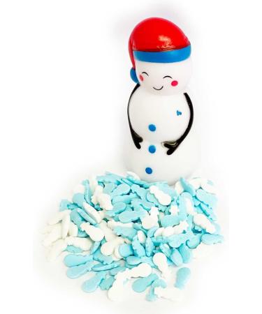 Christmas Snowman Sugar Shapes Cake Topper - 25g Edible Festive Sprinkles for Xmas Themed Party Cakes - Buy Online on GoSupps.com