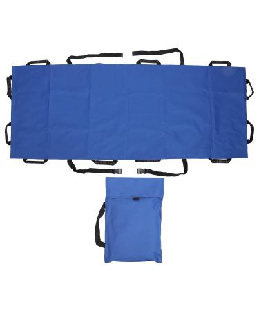 Transport Unit with 12 Handle Design Collapsible Soft Stretcher Transport Stretcher Patient Transport Rescue Stretcher Gurney First Aid Stretcher Mattress Suspenders Blue