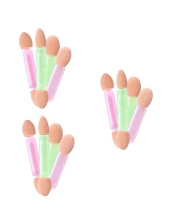 Balacoo 24 Pcs Sponge Applicator Eye Shadow Stick Makeup Utensils Eyes mediumx3pcs As Shownx3pcs