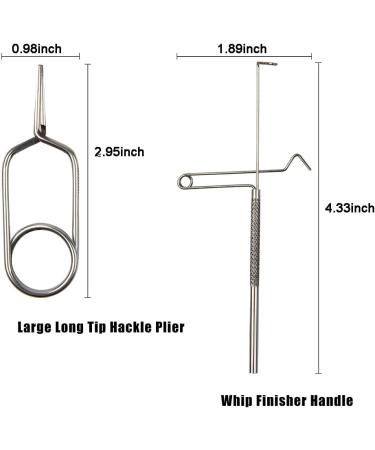 AGOOL Fly Tying Tool Kit - Premium Tools for Flawless Fly Fishing | Hackle Plier, Dubbing Needle, Threader, Whip Finisher & Bobbin Holder Included - Buy Online on GoSupps.com