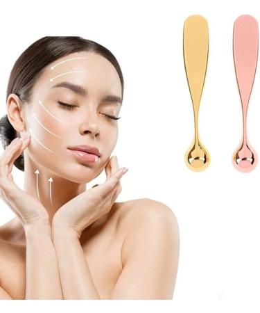 Alloy Eye Roller Massage Stick - Fatigue Relief Applicator & Eye Cream Spoon for Professional Spa Treatment - Buy Online on GoSupps.com
