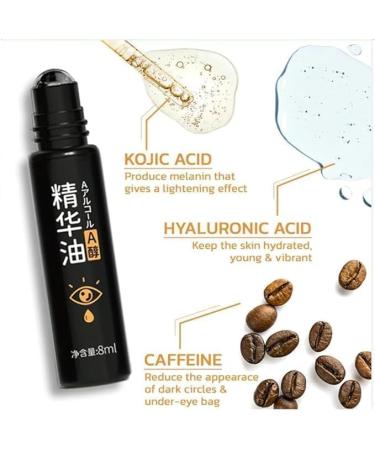 (100% Effective) 5PCS Time Eraser Rollerball Castor Oil and Frankincense | Time Eraser Rollerball for Eyes | Time Eraser Roller Ball Essential Oil for Eyes | Time Eraser | Under Eye Rollerball - Buy Online on GoSupps.com