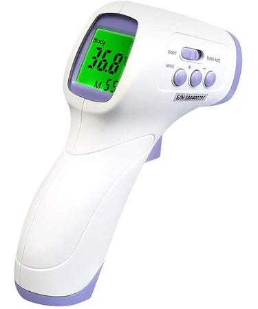 LIANBO IR Non-Contact Professional Medical Grade Infrared Thermometer Three Color LCD No Touch Forehead, Ear and Body Temperature Reading Scanner Gun for Adult and Baby