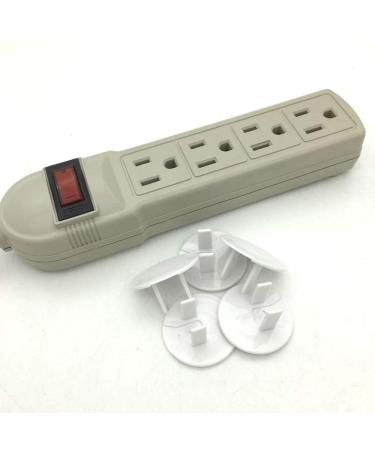 62 Pieces Outlet Covers ChildProof Plug Protector - Vmaisi Baby Proofing Electrical Safety Outlet Plugs White 62 Count (Pack of 1) - Buy Online on GoSupps.com