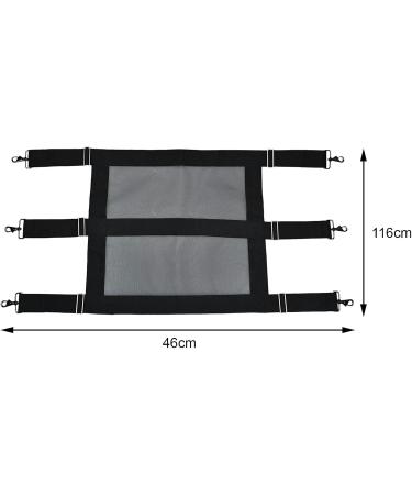 Kokiya Horse Stall Guard Hooks Mesh Adjustable Chain Heavy Duty Black Straps Barn - Buy Online on GoSupps.com