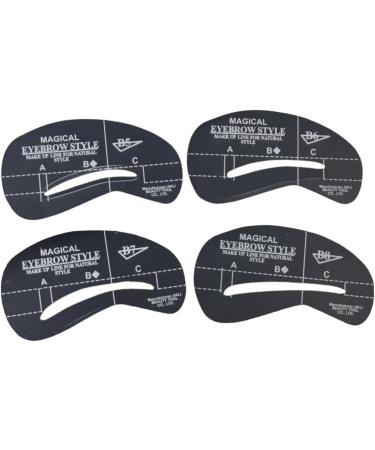 Angoily 72 Pcs 6 Sets Reusable Stencils Eyebrowhack Eyebrow Template Stencils Auxiliary Eyebrow Trimming mediumx3pcs As Shownx3pcs - Buy Online on GoSupps.com