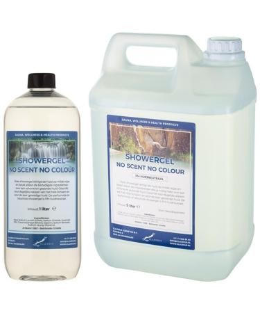 Claudius Showergel No Scent No Colour 5 liter + 1 liter transparant