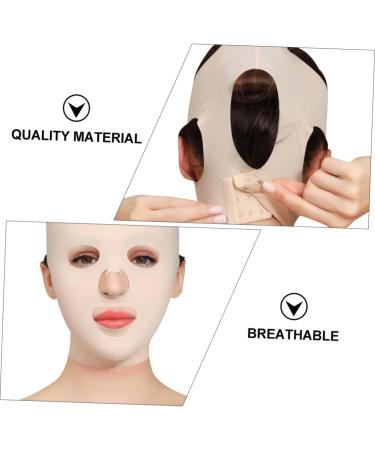 Beavorty 1Pc thin cheek Skin Lifting V- Shape Slimming chin cheek slim double chin strap sleep Skin Tighten Miss 50% spandex makeup skin tightening - Buy Online on GoSupps.com