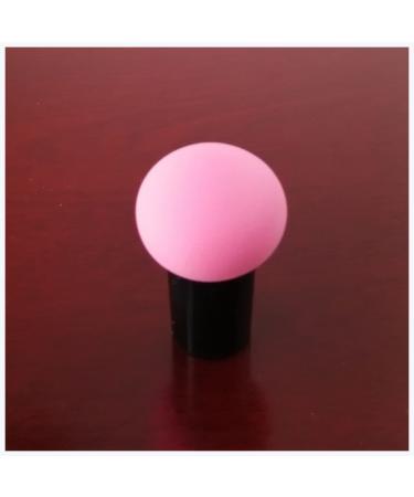 Makeup Sponge Non-latex Makeup Sponge Mushroom Head Powder Liquid Foundation Puff Dry & Wet Multi- function Cosmetic Tool Tamp Storage Box Makeup Sponge Holder(Pink no cap)